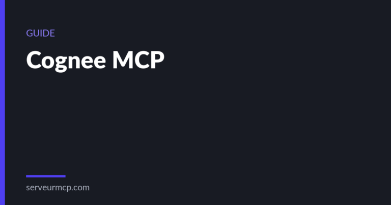 Cognee MCP : guide et tutoriel