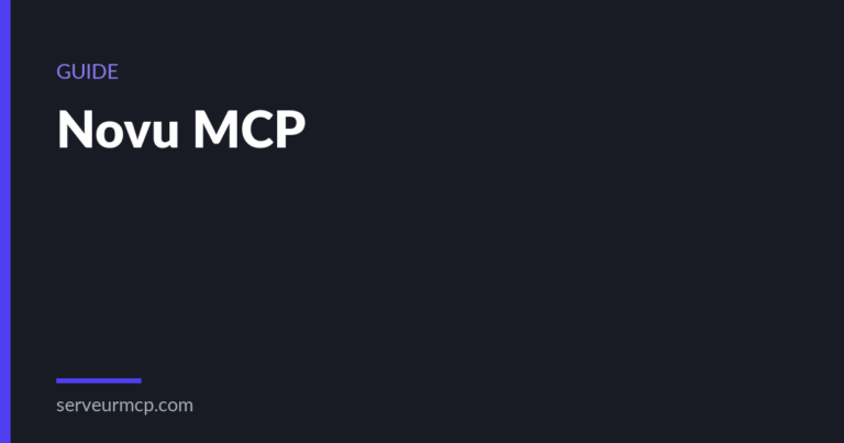 Novu MCP : guide et tutoriel